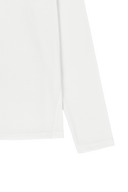 MARITHE SPORT M STRETCH CREWNECK LONG SLEEVE IN WHITE