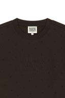 W CLASSIC LOGO SWEATSHIRT IN BROWN