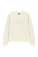W CLASSIC LOGO SWEATSHIRT IN CREAM