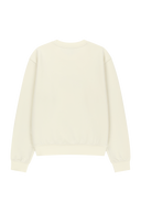 W CLASSIC LOGO SWEATSHIRT IN CREAM