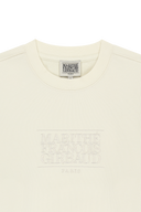 W CLASSIC LOGO SWEATSHIRT IN CREAM