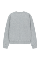 W CLASSIC LOGO SWEATSHIRT IN HEATHER GRAY