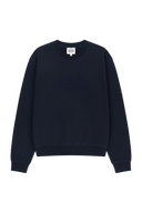 W CLASSIC LOGO SWEATSHIRT IN NAVY