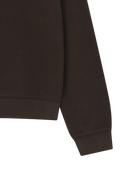 W SMALL CLASSIC LOGO SWEATSHIRT IN BROWN