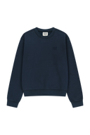 W SMALL CLASSIC LOGO SWEATSHIRT IN NAVY