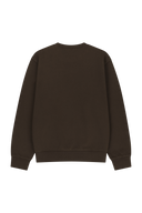 SMALL CLASSIC LOGO EMBROIDERY SWEATSHIRT IN BROWN