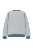 SMALL CLASSIC LOGO EMBROIDERY SWEATSHIRT IN HEATHER GREY