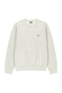 SMALL CLASSIC LOGO EMBROIDERY SWEATSHIRT IN OATMEAL
