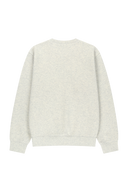SMALL CLASSIC LOGO EMBROIDERY SWEATSHIRT IN OATMEAL