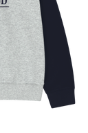 CLASSIC LOGO COLOR BLOCK RAGLAN SWEATSHIRT IN NAVY
