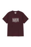 CLASSIC LOGO TEE IN BURGUNDY