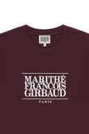 CLASSIC LOGO TEE IN BURGUNDY
