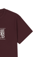 CLASSIC LOGO TEE IN BURGUNDY