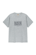 CLASSIC LOGO TEE IN HEATHER GREY