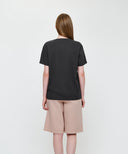 CLASSIC LOGO TEE IN CHARCOAL GREY