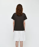 CLASSIC LOGO TEE IN DARK BROWN