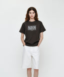 CLASSIC LOGO TEE IN DARK BROWN
