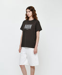 CLASSIC LOGO TEE IN DARK BROWN