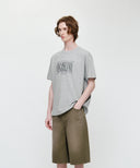 CLASSIC LOGO TEE IN HEATHER GREY