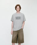 CLASSIC LOGO TEE IN HEATHER GREY