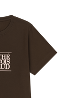 W CLASSIC LOGO TEE IN BROWN