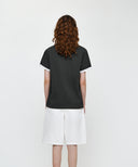 AEROCOOL CLASSIC LOGO RINGER TEE IN CHARCOAL GREY