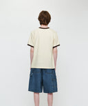 AEROCOOL CLASSIC LOGO RINGER TEE IN CREAM
