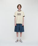 AEROCOOL CLASSIC LOGO RINGER TEE IN CREAM