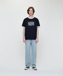 AEROCOOL CLASSIC LOGO RINGER TEE IN NAVY