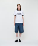 AEROCOOL CLASSIC LOGO RINGER TEE IN WHITE