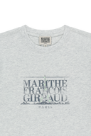 EIFFEL CLASSIC LOGO TEE IN LIGHT HEATHER GREY