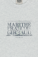 EIFFEL CLASSIC LOGO TEE IN LIGHT HEATHER GREY