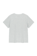 W SWAN GRAPHIC TEE IN LIGHT HEATHER GREY