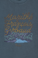 VINTAGE DRAWING ARDECHE OVERSIZED TEE IN VINTAGE BLUE
