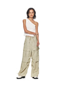 SIDE BUTTON ONE SHOULDER KNIT TOP IN IVORY