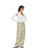 SIDE BUTTON ONE SHOULDER KNIT TOP IN IVORY