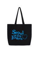 SEOUL LOVERS 塗鴉包 帆布包 黑色