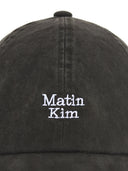 MATIN MINI LOGO BALL CAP IN CHARCOAL GREY