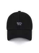 MATIN MINI LOGO DENIM BALL CAP IN BLACK