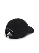 MATIN MINI LOGO DENIM BALL CAP IN BLACK