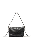 TWIN POCKET SHOULDER BAG IN BLACK