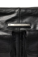 TWIN POCKET SHOULDER BAG IN BLACK