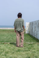 VINTAGE WASHED LOGO TOP FOR MEN IN KHAKI