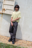 SWEAT PRINTING LOGO TOP FOR MEN IN LIGHT YELLOW