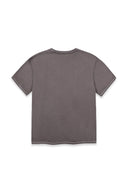 DOODLE LOGO GRAPHIC TOP IN CHARCOAL GREY