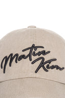SCRIPT LOGO BALL CAP IN BEIGE