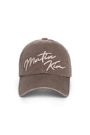 SCRIPT LOGO BALL CAP IN BROWN