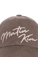 SCRIPT LOGO BALL CAP IN BROWN