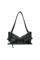 WIDE NEMO SHOULDER BAG IN BLACK