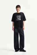 VINTAGE GRAFFITI ARTWORK TOP IN BLACK